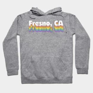 Fresno, CA // Retro Typography Design Hoodie